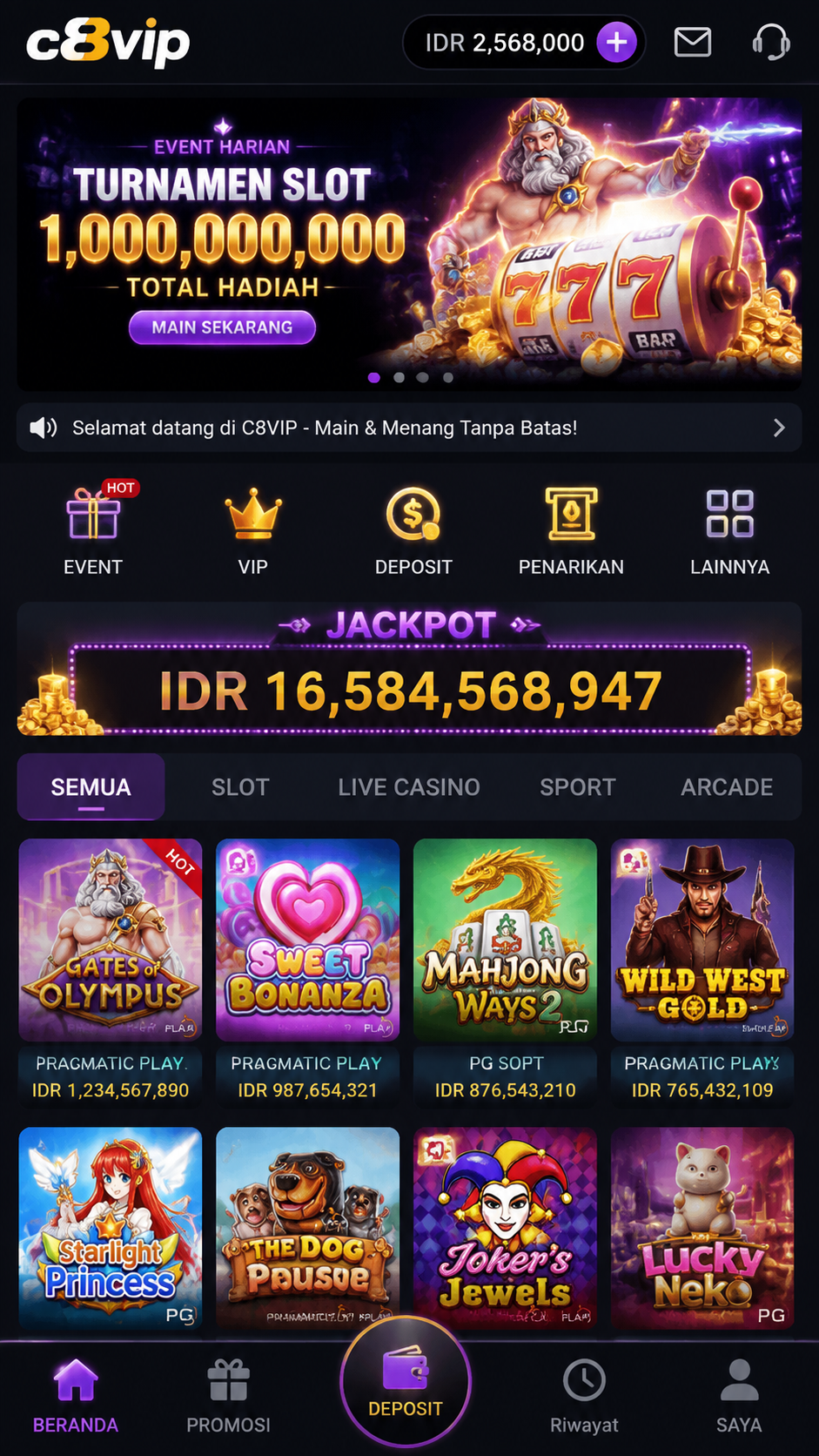 Screenshot 1 c8vip